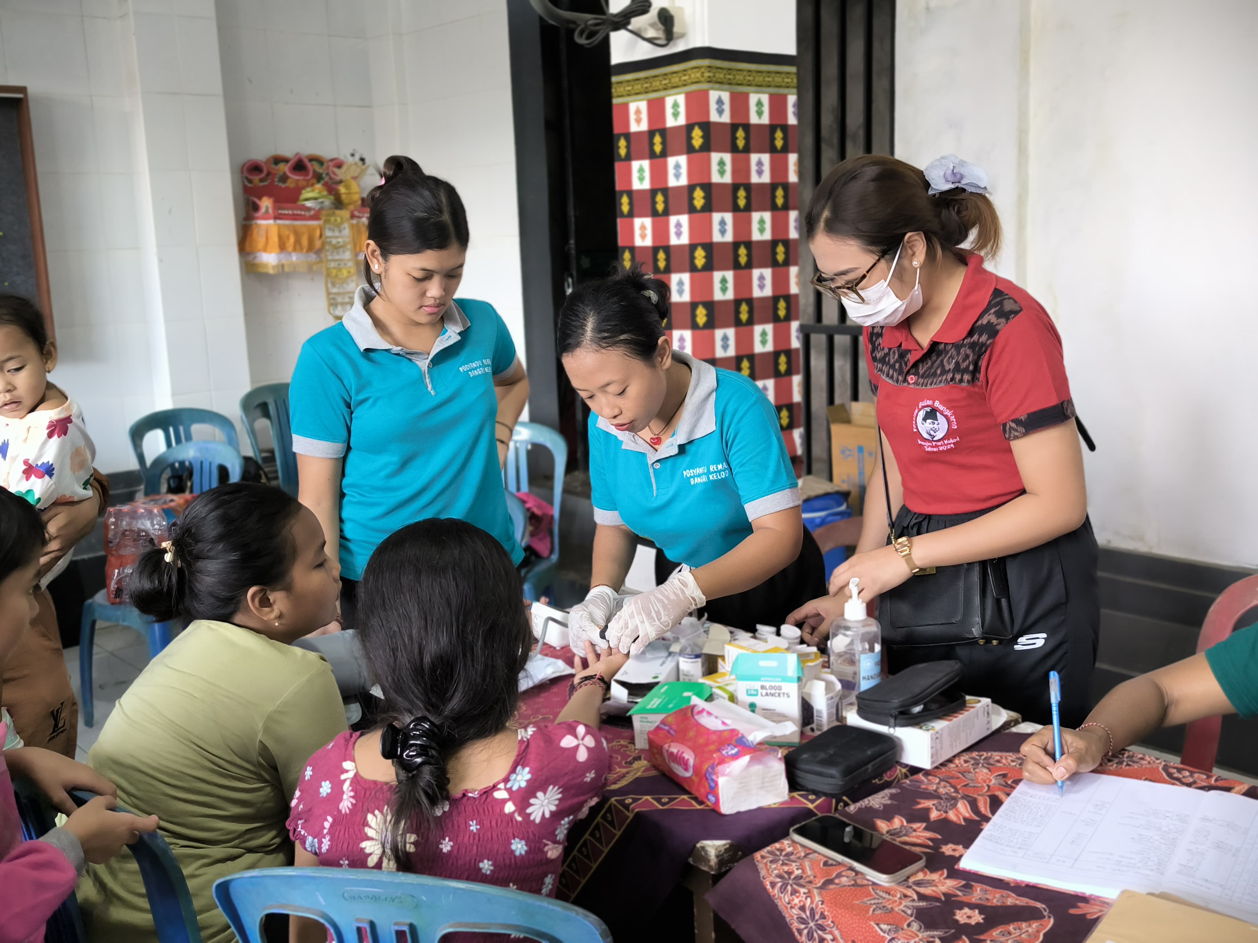 Posyandu Primer di Banjar Jayagiri, Banjar Yangbatu Kauh, Br. Taman Yangbatu, dan Br. Yangbatu Kangin