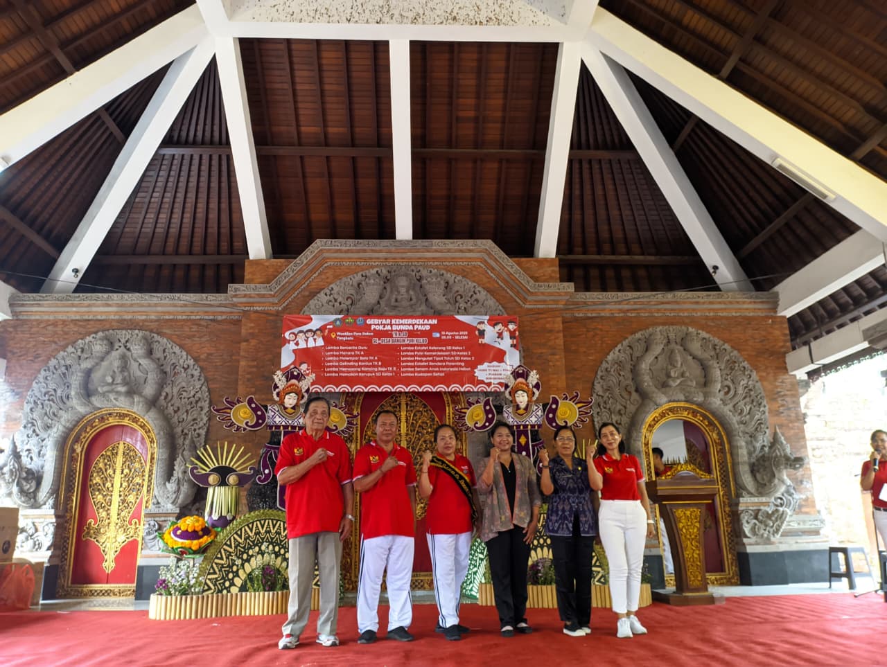 Semarak Kemerdekaan Gebyar Pokja Bunda Pauda Desa Dangin Puri Kelod tahun 2025