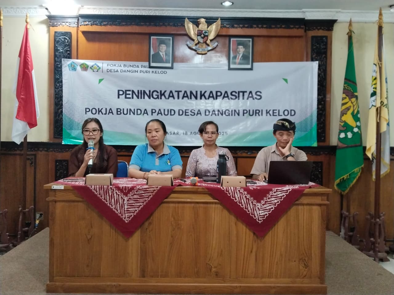 Peningkatan Kapasitas Pokja Bunda Paud Desa Dangin Puri Kelod