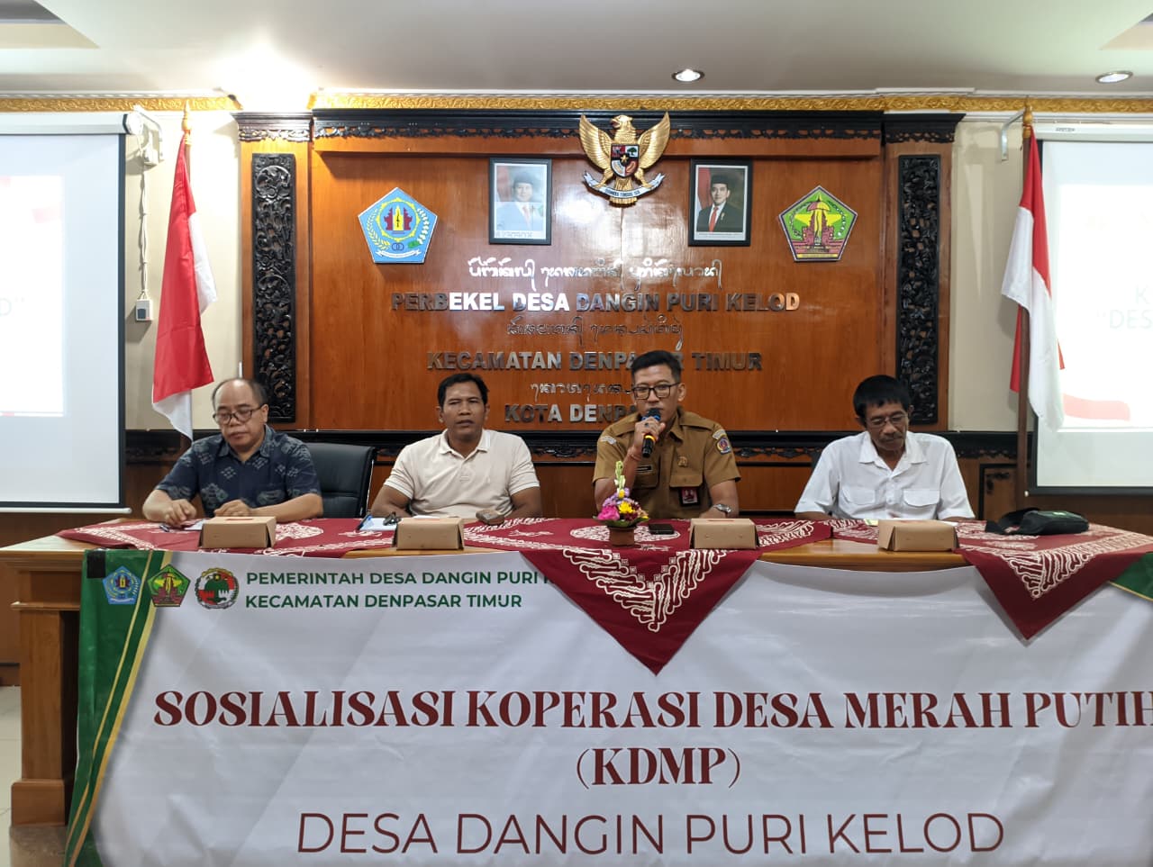 Sosialisasi Koperasi Merah Putih Desa Dangin Puri Kelod