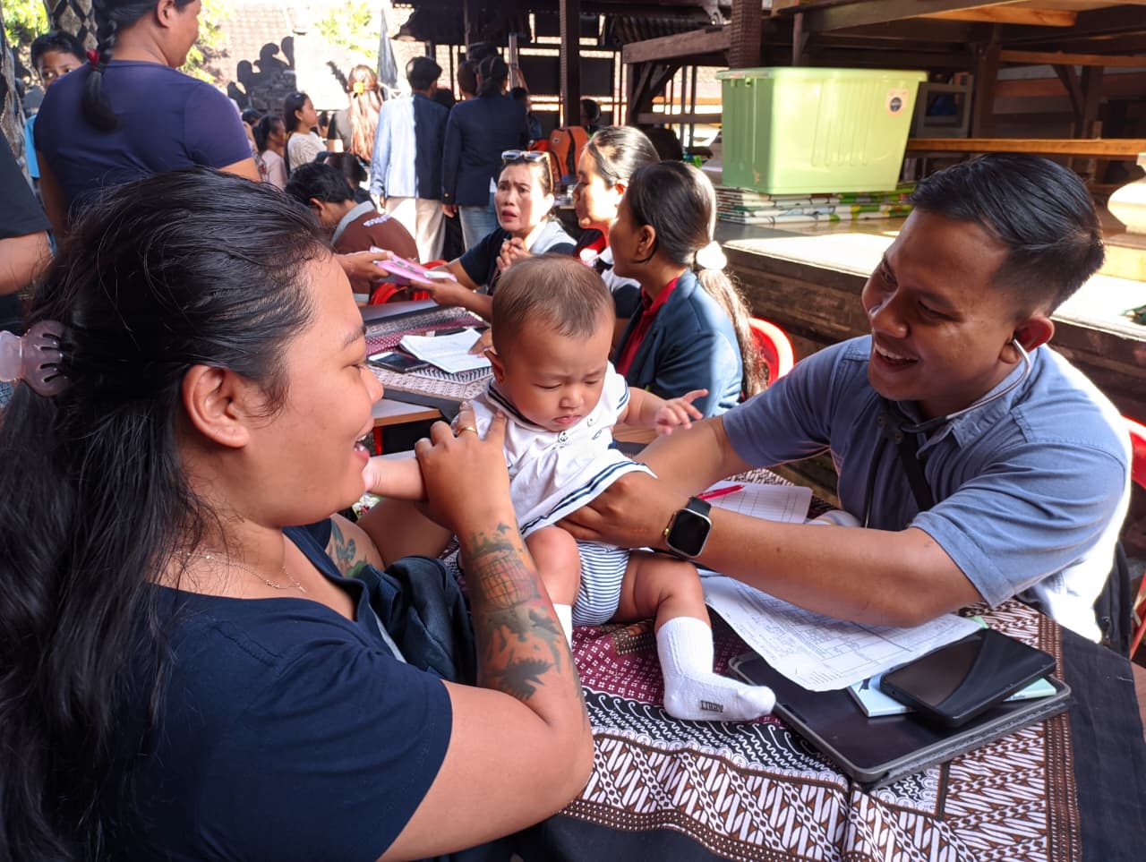 Melalui Posyandu 6 SPM, Pemerintah Desa Dangin Puri Kelod TIngkatkan Kesehatan dan Kesejahteraan Masyarakat